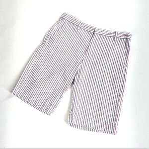 Vineyard Vines seersucker pinstripe preppy shorts 16